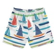 thumbnail image 7 of FORMRS Boys Swim Trunks Quick Dry Mesh Liner Boardshorts Sizes XS-XL, Colorful Sailboats, 7 of 7