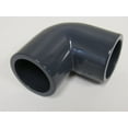 thumbnail image 2 of ERA Sch 80 PVC 90 Degree Elbow, 3 Inch Socket Connect, Gray, PVC80ELB90300X, 2 of 3