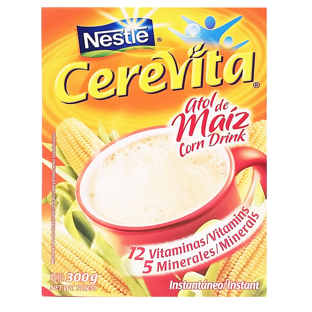 Cerevita Corn Drink 10.58 oz Atole de Maiz (Pack of 12)