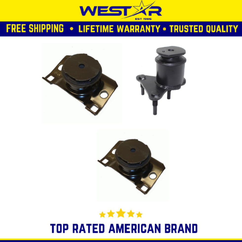 Engine Motor Mount 3PCS Compatible for Nissan Frontier 4.0L 2WD/ Xterra