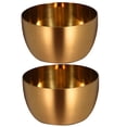 thumbnail image 4 of AURARMLET 2 Pcs Bols à Collation en Acier Inoxydable Bol Rond pour Sauce Trempette Usage Familial, 4 of 8
