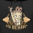 thumbnail image 2 of Men's Betty Boop New Year's Pop the Bubbly Pull Over Hoodie Black X Large, 2 of 4