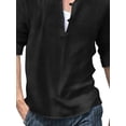 thumbnail image 6 of Gvmfive Mens Casual Long Sleeve Stand Collar Button Up Shirts, 6 of 6