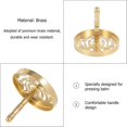 thumbnail image 4 of Molde de prensa de incienso, Kit de fabricación de incienso de loto, herramientas de molde de incienso de latón, moldes de cono de incienso de loto para accesorios de fragancia Diy dorados, 4 of 5