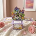 thumbnail image 4 of EGNMCR Home Decor, Room Decor, Wall Decor Flower Greeting Card With Envelopes Premiums Thank You Note Card For Birthday Paper greeting cards, 4 of 6