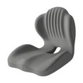 thumbnail image 2 of Cojín para silla de oficina, almohada de apoyo lumbar, cómodo cojín ergonómico para asiento y respaldo para sentarse durante largos períodos en la Gris, 2 of 10