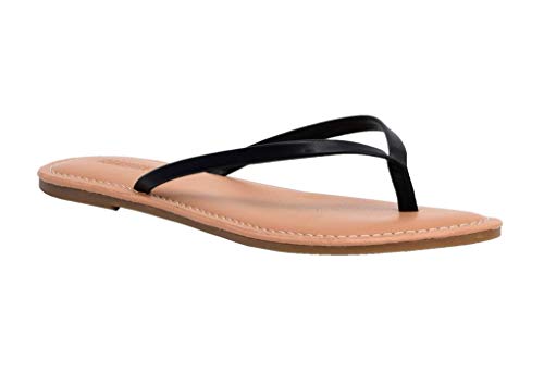 Cushionaire Womens Cora Flat Flip Flop Sandal with Comfort