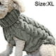 thumbnail image 2 of Ropa cálida y cómoda para perros de invierno, suéter para mascotas de color sólido, 2 of 5