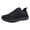 Black, variant on Modisza Breathable Running Sneakers for Women Men Lightweight Mesh Hiking Shoes Lace Up Memory Foam Outdoor Sports Shoe Black Size 8.5