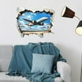 thumbnail image 4 of 3D Wall Art Sticker Decal Airplane Design Sticker For Home Decor Vinyl Mural For Living Room Bedroom Kids Room, 4 of 8