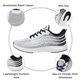 thumbnail image 2 of GymChoice Tennis Shoes Sport Sneakers,Athletic Running Shoes Non Slip Lightweight Breathable Mesh Sneakers  Workout Jogging For Mens/Womens, 2 of 7