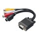 thumbnail image 5 of VGA to S-VIDEO 3 RCA TV AV Converter Cable Adapter 3 RCA Female Converter Cable VGA to Video TV Out S-Video AV Adapter, 5 of 5