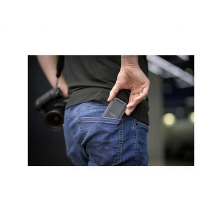 SanDisk Professional - PRO-G40 SSD 2TB External Thunderbolt 3 and USB-C NVMe Portable SSD - Black