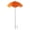 Orange, variant on Large Garden Parasol with Plant Stake Outdoor Sunlight Shade and Rain Protection Umbrella for Potted Plants