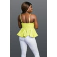 thumbnail image 4 of Zmena Inc Total Flirt Lime Green Top Medium, 4 of 5