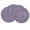 Purple, variant on Coolmade Round Rop Cotton Braided Table Place Mats Braided Coaster Placemas Non-Slip Table Mats Set of 4 for Dining Kitchen Table Washable 15 inch