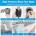 thumbnail image 4 of High Pressure Shower Head, 3-Spray Mode Handheld Showerhead With ON/OFF Pause Switch, Water Saving Filtered Shower Head With Easy-Clean Nozzles For Powerful Spray, Hotel Spa Experience​,One Size,3pcs, 4 of 24