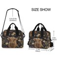 thumbnail image 2 of FORMRS Reusable Lunch Bag for Work School Leakproof Insulated Cooler with Adjustable Shoulder Strap, Cows and Flowers, 2 of 6