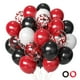thumbnail image 1 of Globos de látex Aiwolf rojos y negros de 12 pulgadas, 50 unidades, 1 of 7