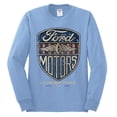 thumbnail image 2 of Wild Bobby, 1983 Vintage Distressed Ford Motors Legendary Power Cars and Trucks Mens Long Sleeve Shirt, Light Blue, X-Large, 2 of 3