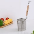 thumbnail image 2 of Abbracc Noodle Colander Mesh Basket Dumplings Food Frying Home Kitchen Strainer 14cm, 2 of 9