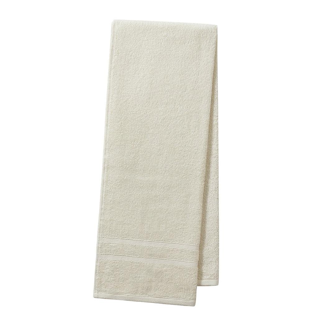 Clorox Bleach Friendly 6 Piece Towel Set, (2 Bath, 2 Hand, 2 Wash), Ivory