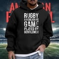 thumbnail image 1 of WILLBEST Sudaderas Deportivas para Hombre, Sudadera Deportiva para Fanáticos Del Fútbol, Sudadera Deportiva Retro para Jugador De Rugby, Sudadera con Capucha para Hombres, Mujeres y Niños Grande, 1 of 4