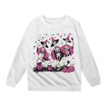 thumbnail image 4 of Chandail en Molleton à Manches Longues Col Rond Imprimé Décontracté pour Filles Enfants Doux Confortable Sans Capuche pour Usage Quotidien Activités Extérieures, 4 of 4