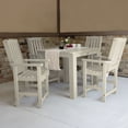thumbnail image 2 of Highwood's 42" x 42" Square 5-pc Lehigh Dining Set - Counter Height, Outdoor, Eco-friendly, Synthetic Wood, 2 of 9
