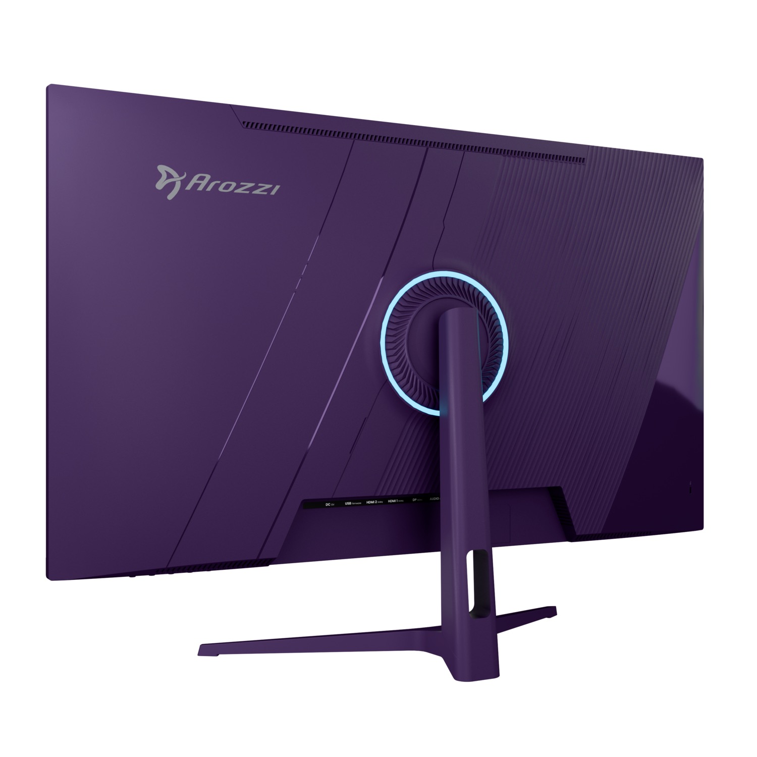 Arozzi Nova 32" QHD 2K Gaming Monitor – IPS, 180Hz, 1ms, HDR10, Adaptive Sync – Purple
