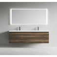 thumbnail image 4 of Alma 72 Inch Cement Gray Wall Mount Vanity With A Integrated Sink, 4 of 14