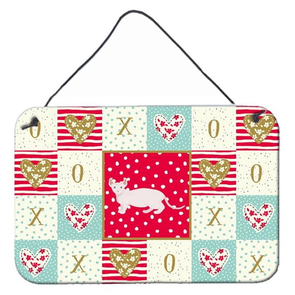 8 x 12 in. Dwelf No.3 Cat Love Wall or Door Hanging Prints