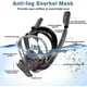 thumbnail image 3 of Full Face Double Tubes Snorkeling Mask, 3 of 4