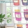 thumbnail image 4 of Yayeee Window Curtains Light Filtering 63"x42" Grommet Panel Pair Home Living Room Decor, Jam Jars, 4 of 7
