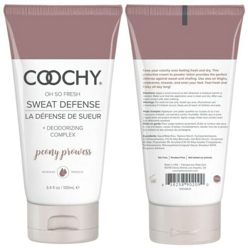 Coochy Cream Sweat Defense Unisex Intimate Deodorant Lotion