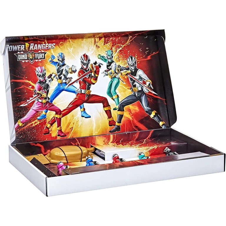 Power Rangers Dino Fury Dino Knight Red Ranger Figura Azione 15 Cm – Giocattolo Ufficiale Con Chiave E Arma, Per Bambini Dai 4 Anni - 2