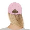 thumbnail image 6 of Effete Feline Claw Marks Scratch Ball Cap Hat w/ Leather Patch (Round), 6 of 7