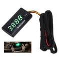 thumbnail image 3 of 846109 16hp 18hp. Motorcycle Tachometer DC 12V Ultra Thin LCD Waterproof Digital Gauge Meter Backlight For Modification Red Tach Hour Tacho, 3 of 8