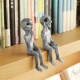 thumbnail image 4 of Estatua de extraterrestre, figura de extraterrestre para jardín, esculturas de resina para decoración de jardín, estatuas de extraterrestres de resina, decoración para exteriores,, 4 of 4