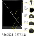 thumbnail image 5 of Adofi 14-inch LCD Writing Tablet for Kids, Writing Board for Kids, Toy Gifts for 1 2 3 Year Old Boys Girls Toddlers Kids, Kids Electronics Drawing Board, Travel Toys for Girls 3 6 Years-Black, 5 of 8
