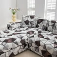 thumbnail image 6 of TOPCHANCES Stretch Couch Covers, L Shape Sofa Slipcovers for 3 + 3 Seaters Sectional, Furniture Protector Cover Home Decor, 6 of 8