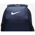 thumbnail image 3 of Nike Brasilia Medium Training Backpack, Water Resistant, Midnight Navy, 3 of 4