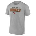 thumbnail image 2 of Men's Heather Gray Arizona Cardinals Swagger T-Shirt, 2 of 3