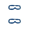 thumbnail image 1 of Bewildely Cómodo acolchado de esponja en la placa frontal para gafas Quad 2piezas Azul, 1 of 1