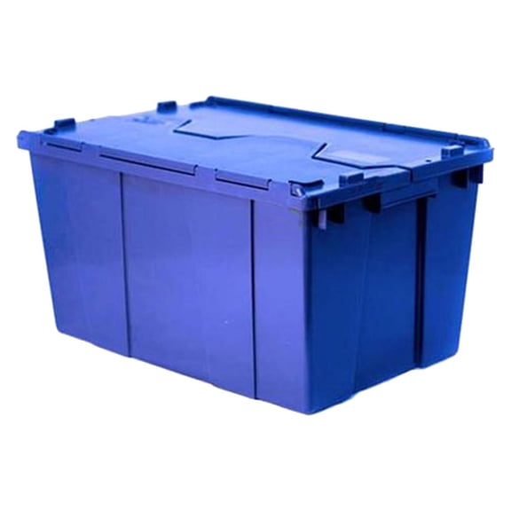 Caja para Guardar BoxArch30 1 Pza 30kg 60x40x32cm Apilable Bisagras Polietileno Color Azul.