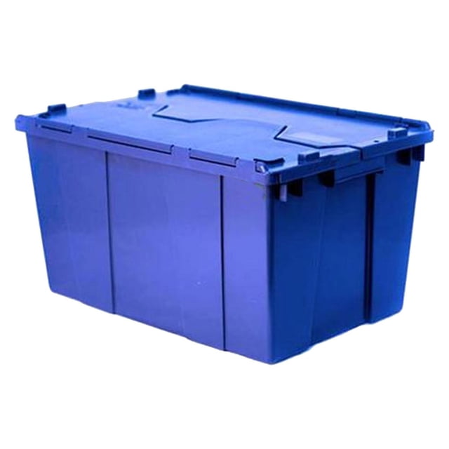 Caja para Guardar BoxArch30 1 Pza 30kg 60x40x32cm Apilable Bisagras Polietileno Color Azul.