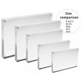 thumbnail image 5 of Cq acrylic Acrylic Photo Frames,8x10'' Double Sided Magnetic Picture Frame, Desktop Frameless Postcard Display, 5 of 5