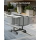 thumbnail image 5 of VEVOR Carrito para sillas plegable con capacidad para 14 sillas de 200 lb, carrito para sillas en forma de T, 5 of 9