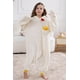 thumbnail image 4 of Disfraz de pijama unisex con forma de pollo para adultos, de Animal Onesie DarkCom, 4 of 7