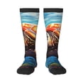 thumbnail image 1 of Balery Colorful Underwater Sea Turtle Calcetines novedosos Calcetines deportivos Calcetines hasta la rodilla Calcetines de algodón Calcetines originales y geniales, 1 of 6